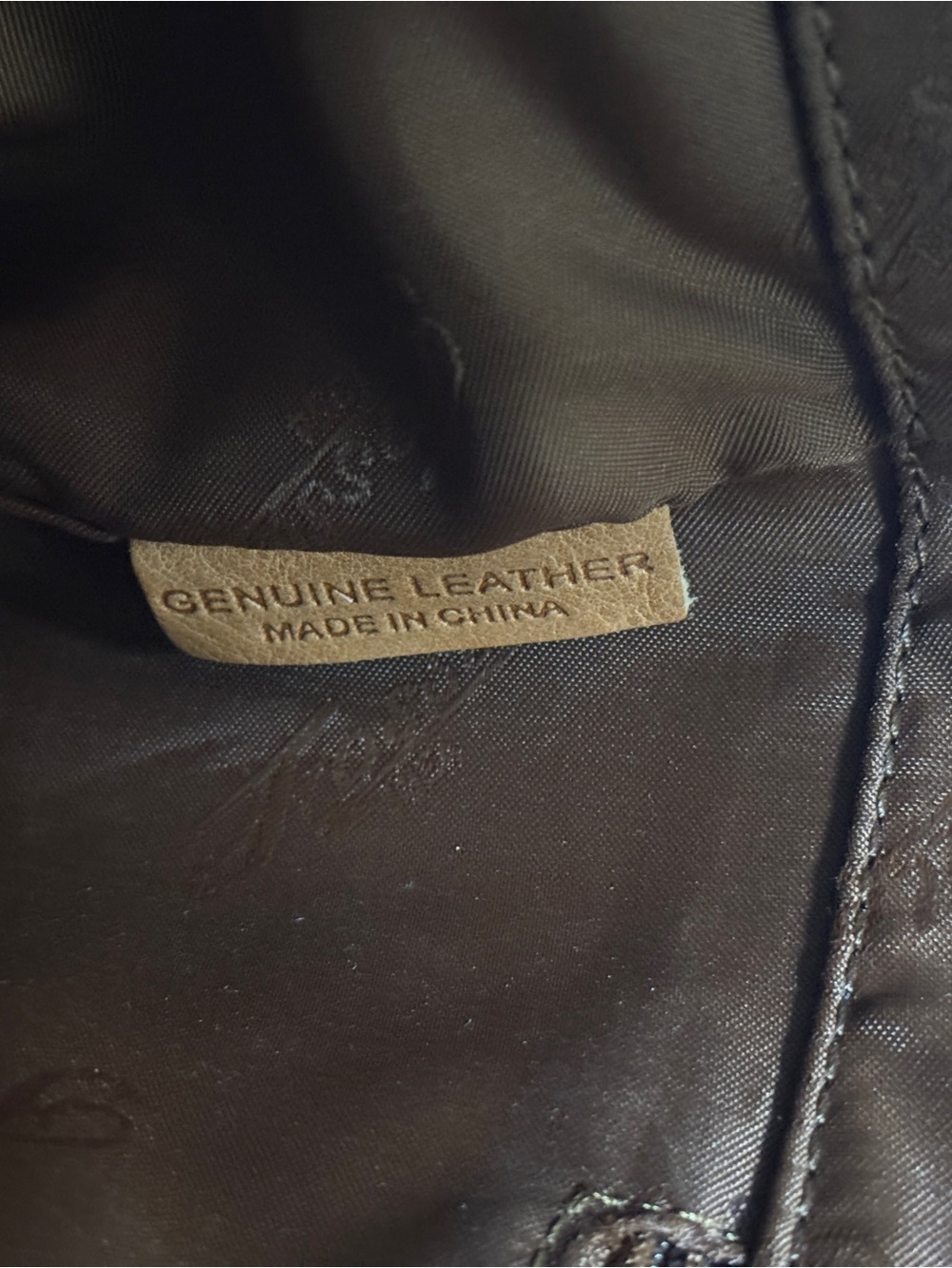 Vintage Fossil Brown Leather Circle-Handle Shoulder Bag - Picture 6 of 15